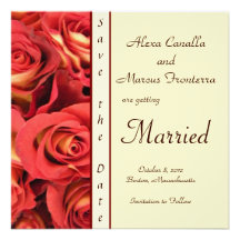 Économies florales de mariage de rose de chute la  bristol