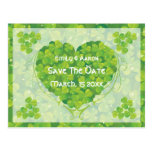 Économies irlandaises de mariage du jour de St Pat Carte Postale