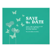 Économies modernes du pré | la date invitations personnalisées