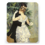 Économies vintages de mariage la date, danse de vi invitation personnalisable