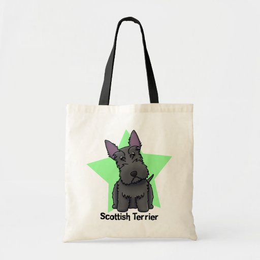 Écossais Terrier d'étoile de Kawaii Sac En Toile