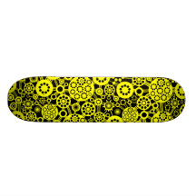 Écosystème - jaune sur le noir plateaux de skate