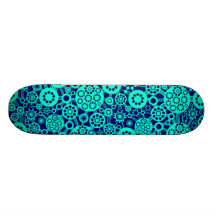 Écosystème - turquoise sur la marine profonde plateau de skate