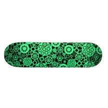 Écosystème - vert de menthe sur le noir plateaux de skateboards