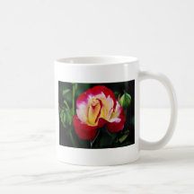 Écoulement blanc hybride de "Andeli" de rose de th Tasses À Café