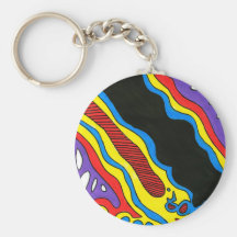 ÉCOULEMENT NOIR PORTE-CLÉ