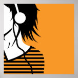 écoutent 2 la musique _4 affiche