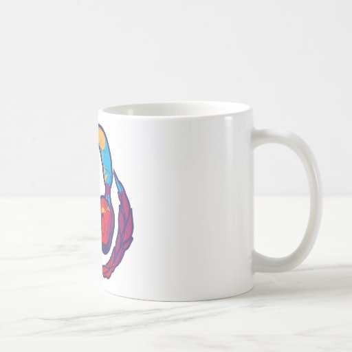 Écouteurs colorés mug à café