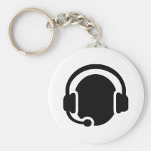 Écouteurs de casque porte-clé