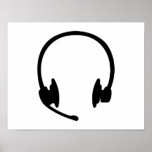 Écouteurs de casque posters