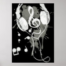 Écouteurs (G) Posters
