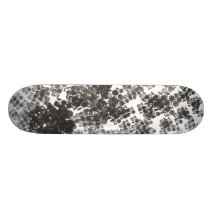 Écran noir d'abeilles de planche à roulettes