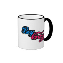 Écrasement fol de garçon dans l'amour tasse à café