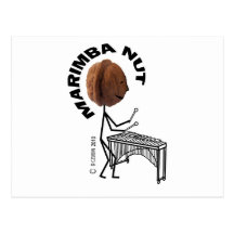 Écrou de Marimba Carte Postale