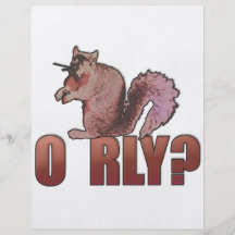 Écureuil d'O RLY Prospectus En Couleur