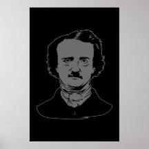 Edgar Allen Poe Raven Affiche