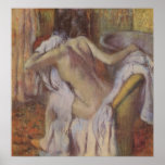 Edgar Degas - après Bath pour sécher la nudité 189 Affiches