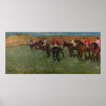 Edgar Degas - course de chevaux avant le début 187 Posters