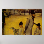 Edgar Degas - endroit de toile d'huile de Concorde Poster