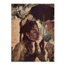 Edgar Degas - femme 1887-90 avec le parasol @ Tuil Cartes Postales