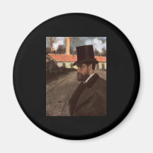 Edgar Degas Henri Rouart devant son usine Aimants Pour Réfrigérateur
