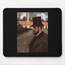 Edgar Degas Henri Rouart devant son usine Tapis De Souris