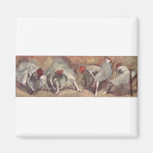 Edgar Degas - la chaussure de danseur bondissent l Aimants Pour Réfrigérateur