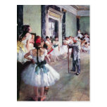 Edgar Degas - la classe de danse Carte Postale