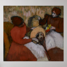 Edgar Degas - la toile d'huile des modistes 1898 Affiches