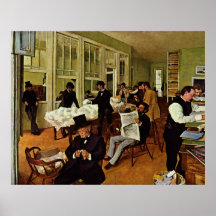 Edgar Degas - meurent la toile d'huile de Baumwoll Affiches