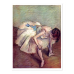 Edgar Degas - pastel 1881-83 de bout droit de ball Cartes Postales