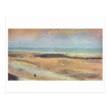 Edgar Degas - pastel de la marée basse 1869-70 de  Cartes Postales
