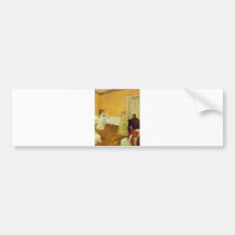Edgar Degas - Portrait Marcellin Desboutin 1872-73 Bumper Stickers