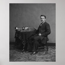 Edison et phonographe posters