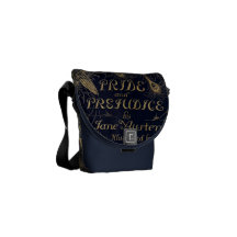 Édition antique de paon de fierté et de préjudice besace