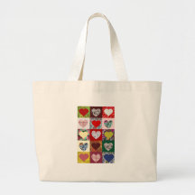 Édredon de coeurs d'amour sac