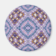 Édredon violet aimants pour réfrigérateur