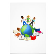 Éducation autour du monde faire-part
