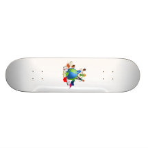 Éducation autour du monde plateau de skate