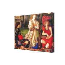 ~ Edward Burne-Jones de Le Chant D'Amour Toile Tendue