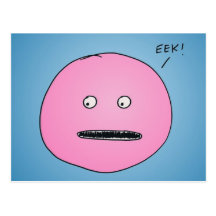 "EEK ! "Carte postale