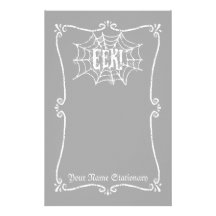 EEK de toile d'araignée Motifs Pour Papier À Lettre