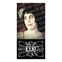 EEK de toile d'araignée Photocarte Personnalisée