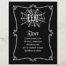 EEK de toile d'araignée Tract Personnalisé