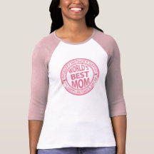 Effet de tampon en caoutchouc du jour de mère t-shirts