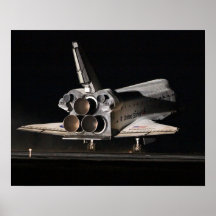 Effort de navette spatiale posters
