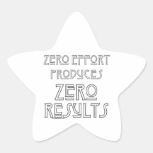 Effort nul… 2 autocollant