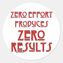 Effort nul… autocollants