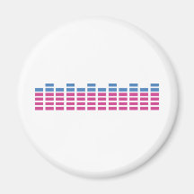 égaliseur de bruit de club de musique magnets pour réfrigérateur
