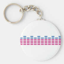 égaliseur de bruit de club de musique porte-clef